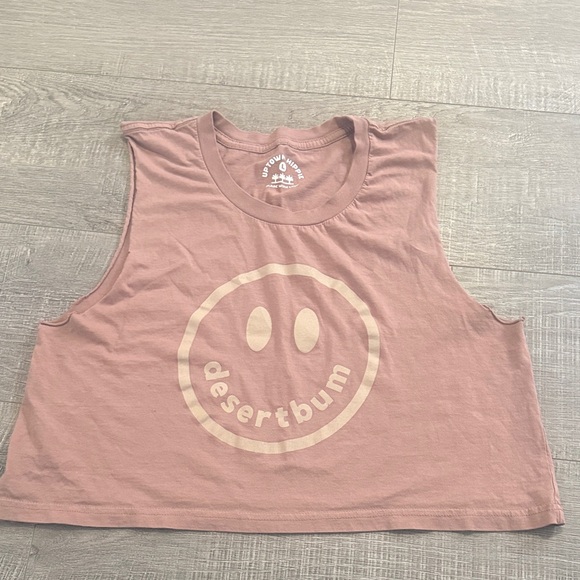 uptown hippie Tops - Mauve Crop Top